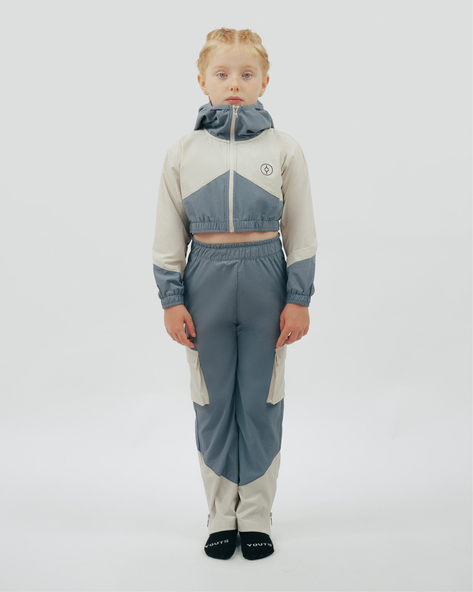 YOUTS Girls Tech Tracksuit in Blueberry
