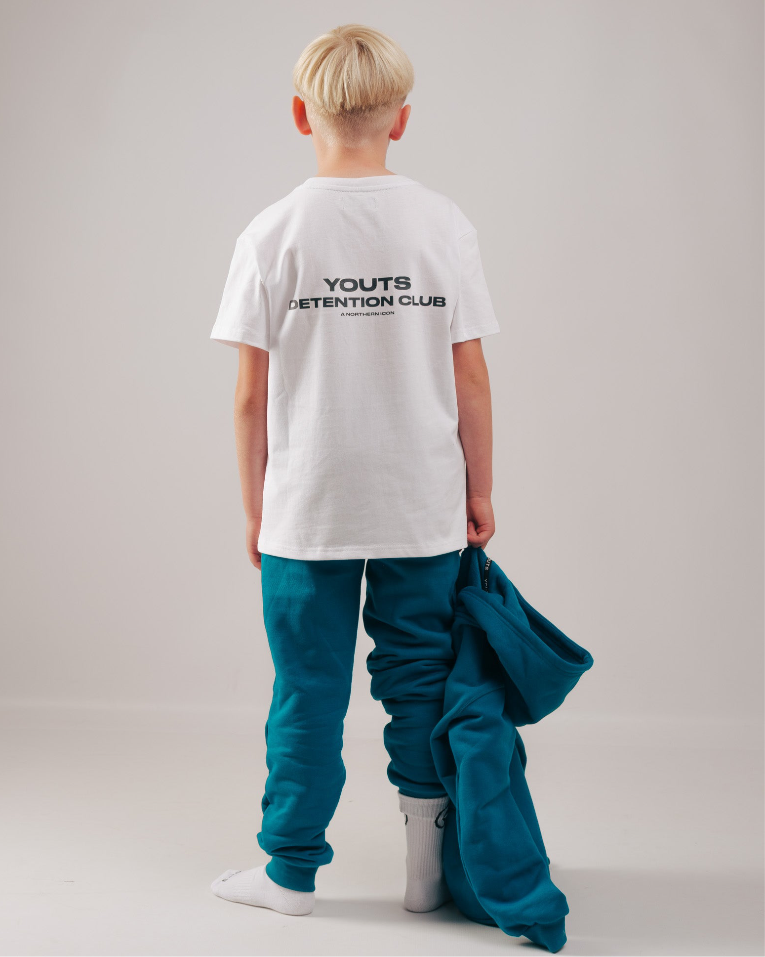 YOUTS Cuffed Joggers in Blue