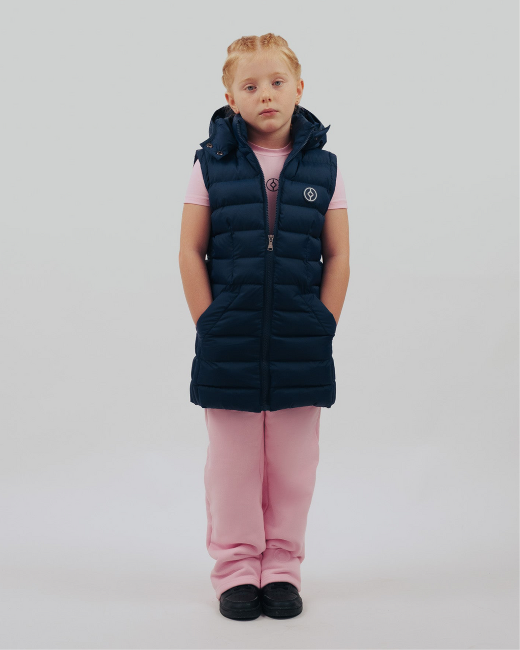YOUTS Girls Hybrid Bell Coat in Navy