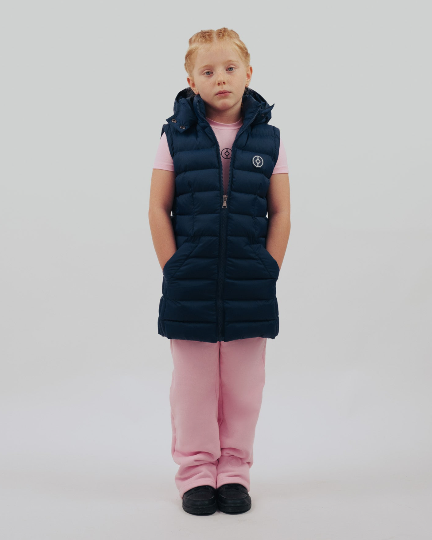 YOUTS Girls Hybrid Bell Coat in Navy
