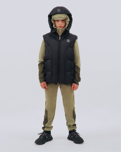 YOUTS Boys Hybrid Coat in Black