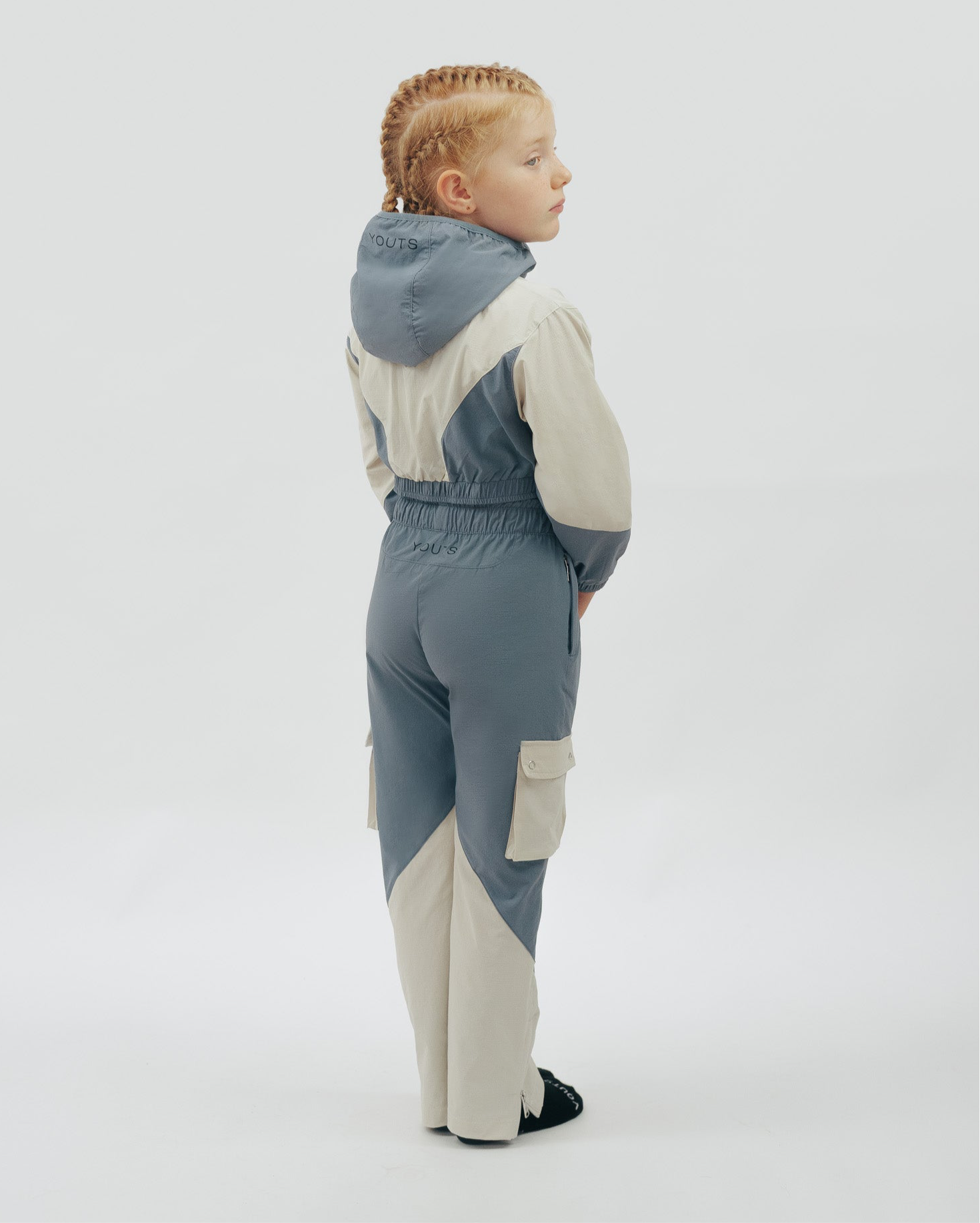 YOUTS Girls Tech Tracksuit in Blueberry