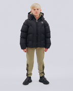 YOUTS Boys Hybrid Coat in Black
