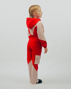 YOUTS Girls Tech Tracksuit in Cherry