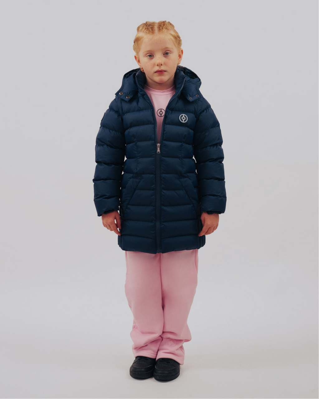 YOUTS Girls Hybrid Bell Coat in Navy