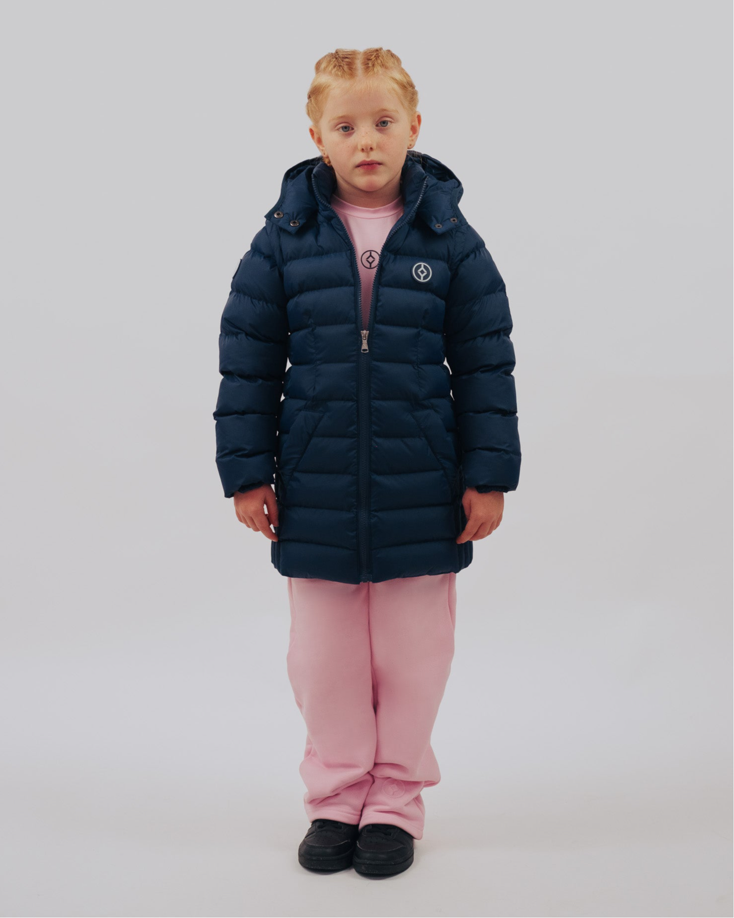 YOUTS Girls Hybrid Bell Coat in Navy
