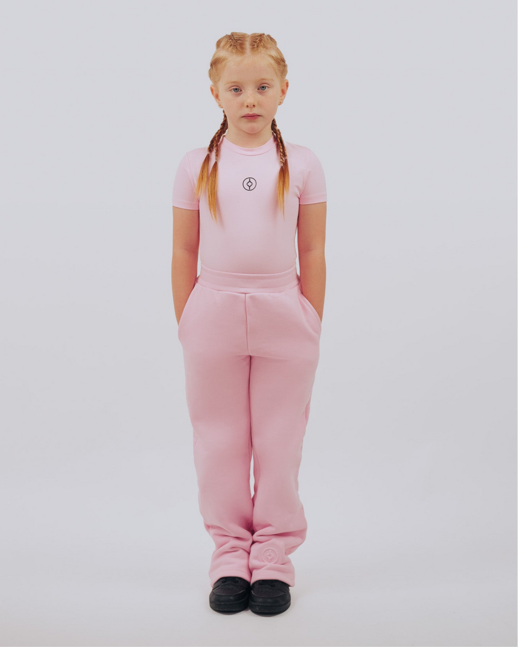 YOUTS Girls Tuck Tee Bodysuit in Pink