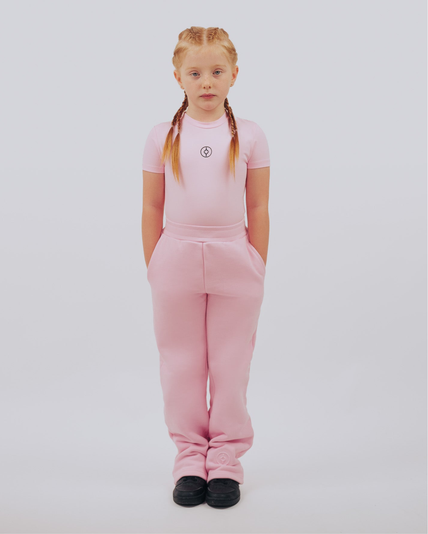 YOUTS Girls Tuck Tee Bodysuit in Pink