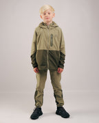 YOUTS Boys Tech Tracksuit in Forest Green