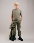 YOUTS Boys Tech T-Shirt in Forest Green