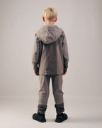 YOUTS Boys Tech Tracksuit Stone Grey