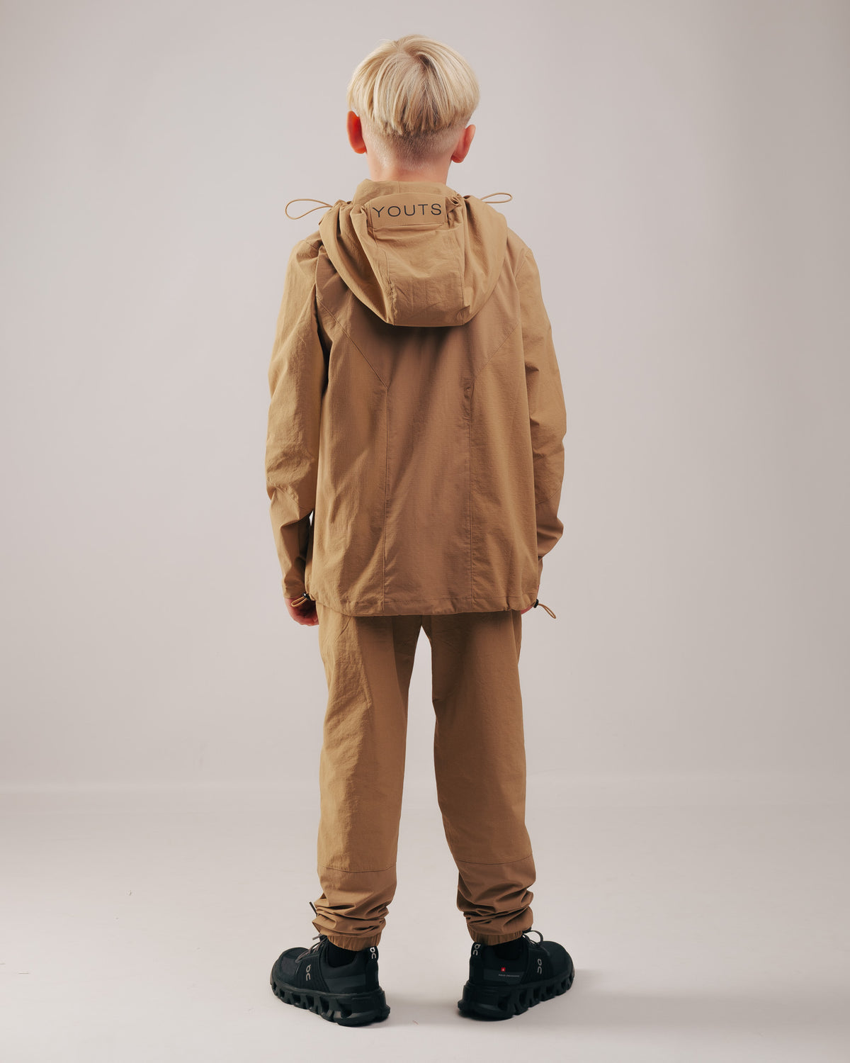 YOUTS Boys Tech Tracksuit in Sand