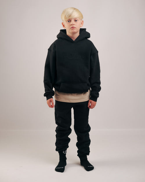 YOUTS  Premium Hoodie in Black