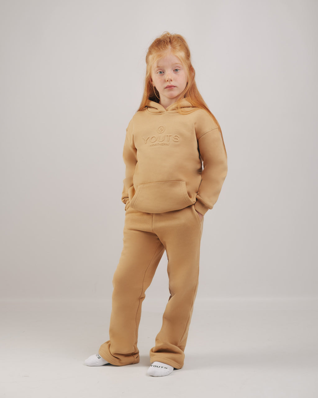 YOUTS Premium Hoodie in Tan