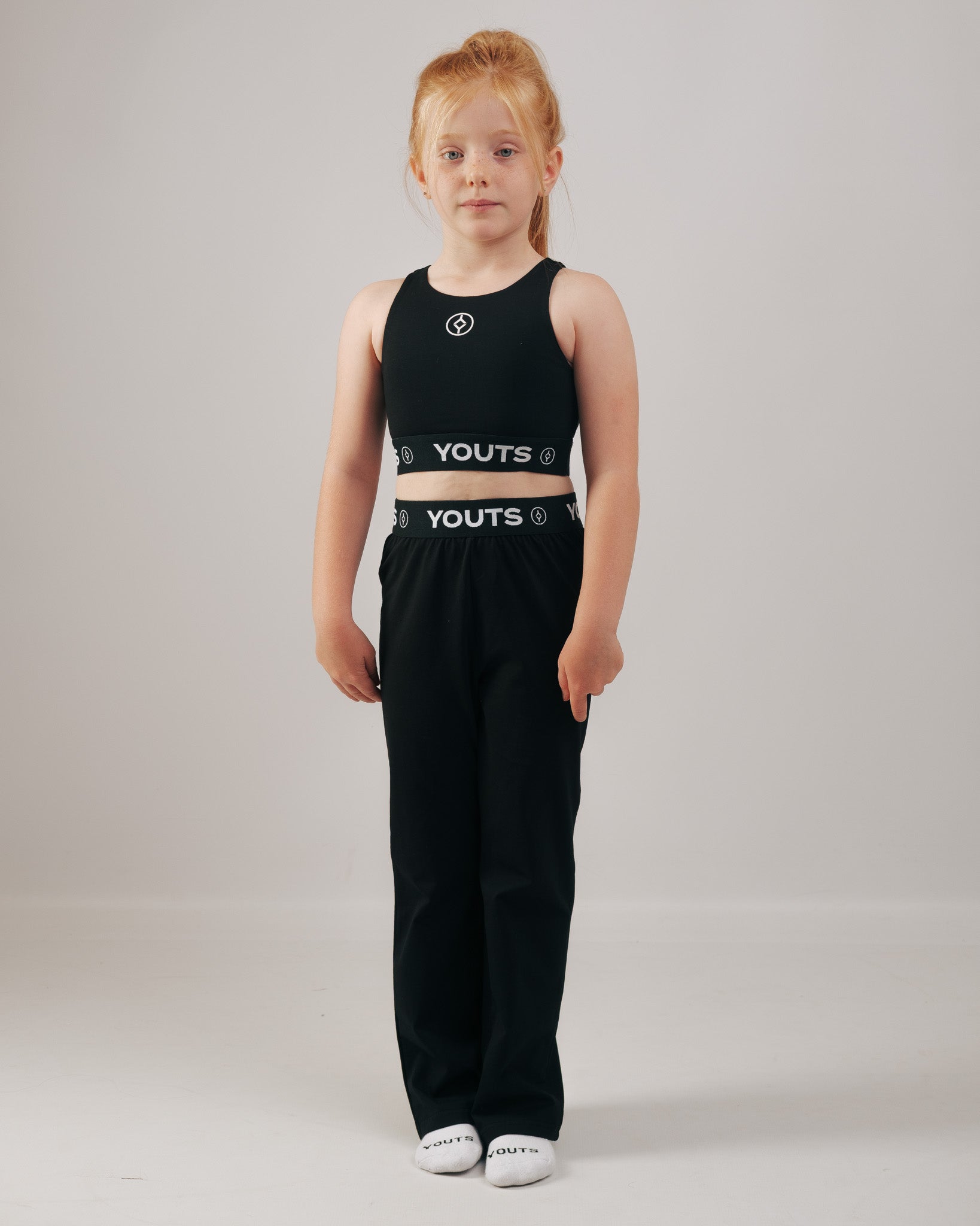 YOUTS Girls Lounge Set in Black