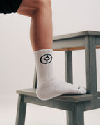 YOUTS White Crew Socks