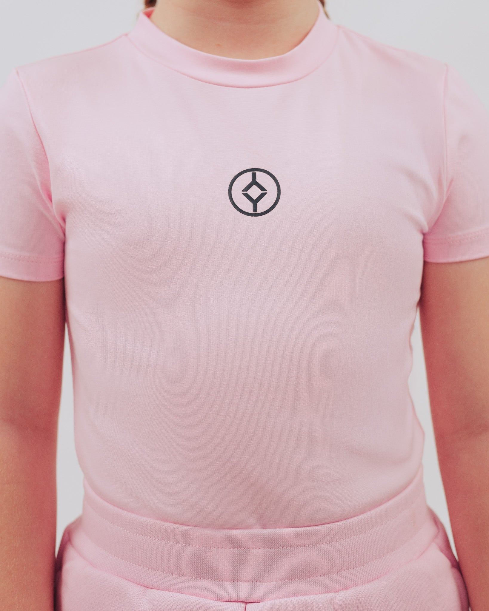 YOUTS Girls Tuck Tee Bodysuit in Pink