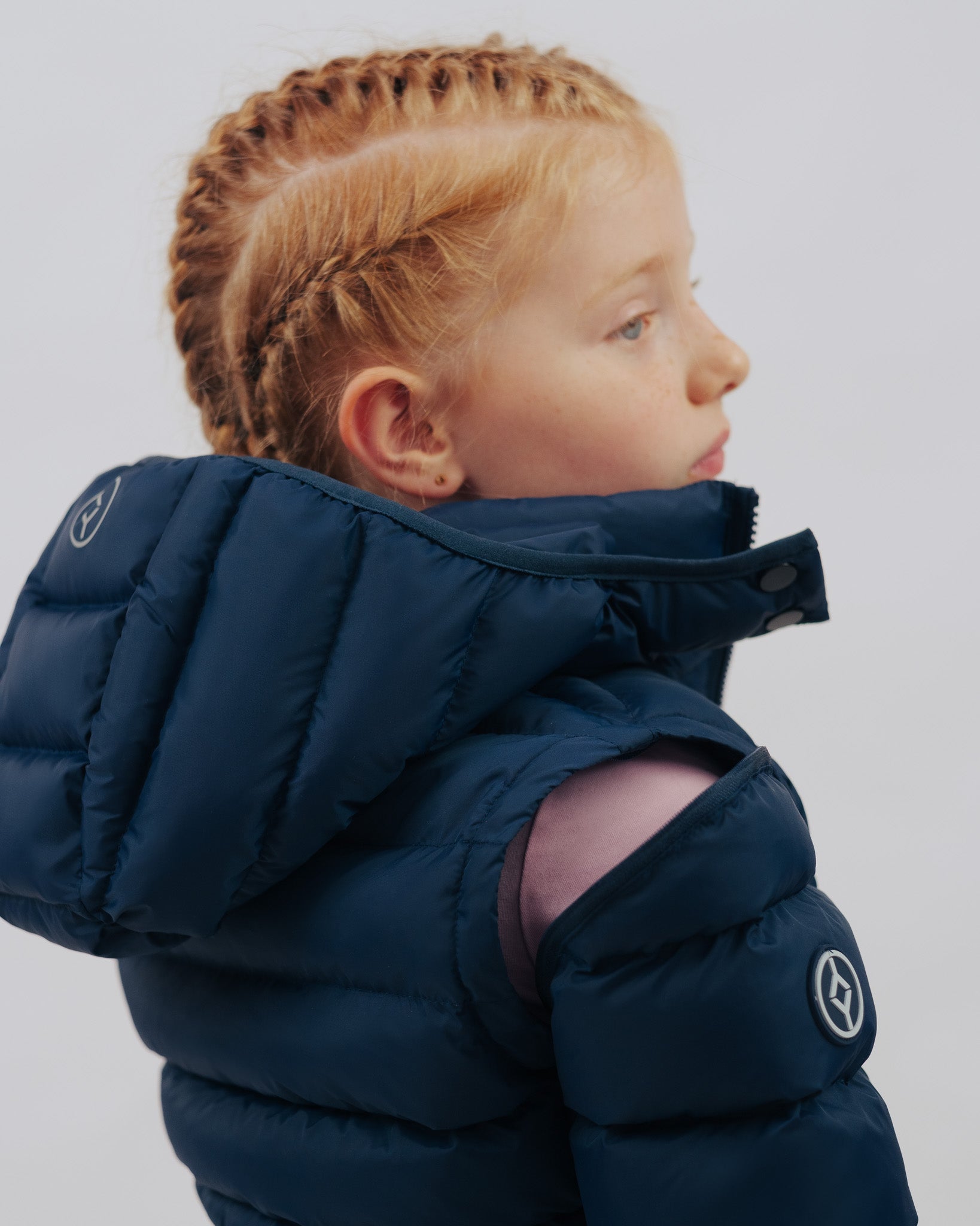 YOUTS Girls Hybrid Bell Coat in Navy