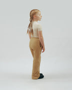 YOUTS Girls Tuck Tee Bodysuit in Tan