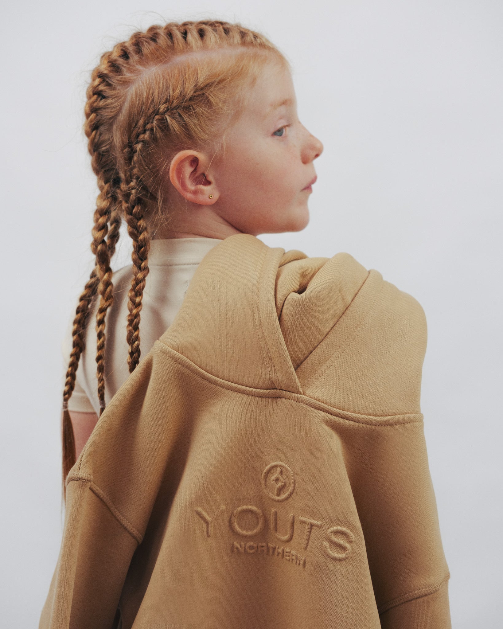 YOUTS Premium Hoodie in Tan