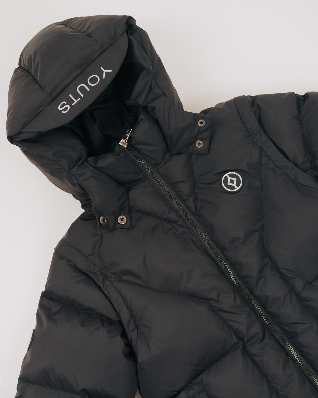 YOUTS Boys Hybrid Coat in Black
