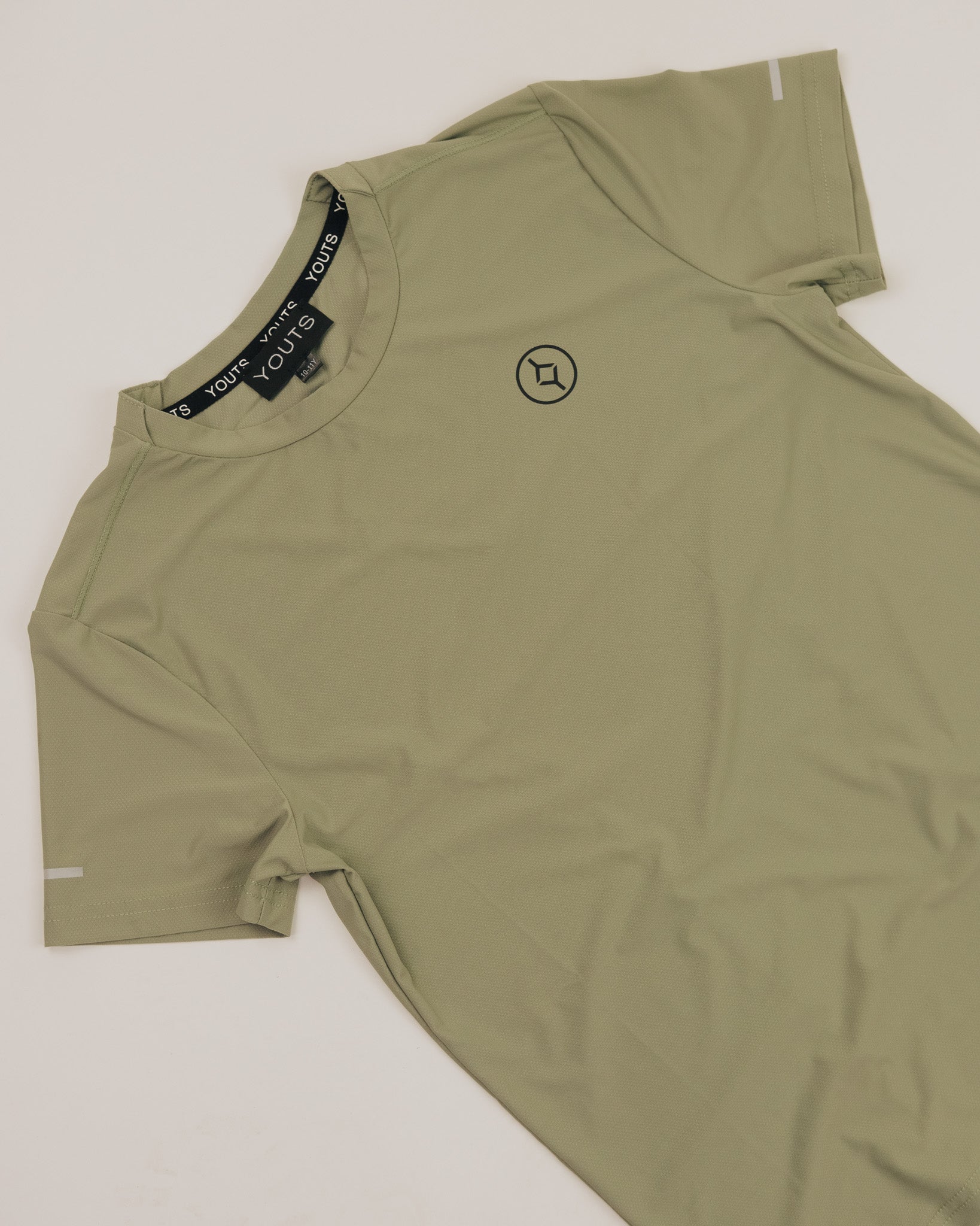 YOUTS Boys Tech T-Shirt in Forest Green