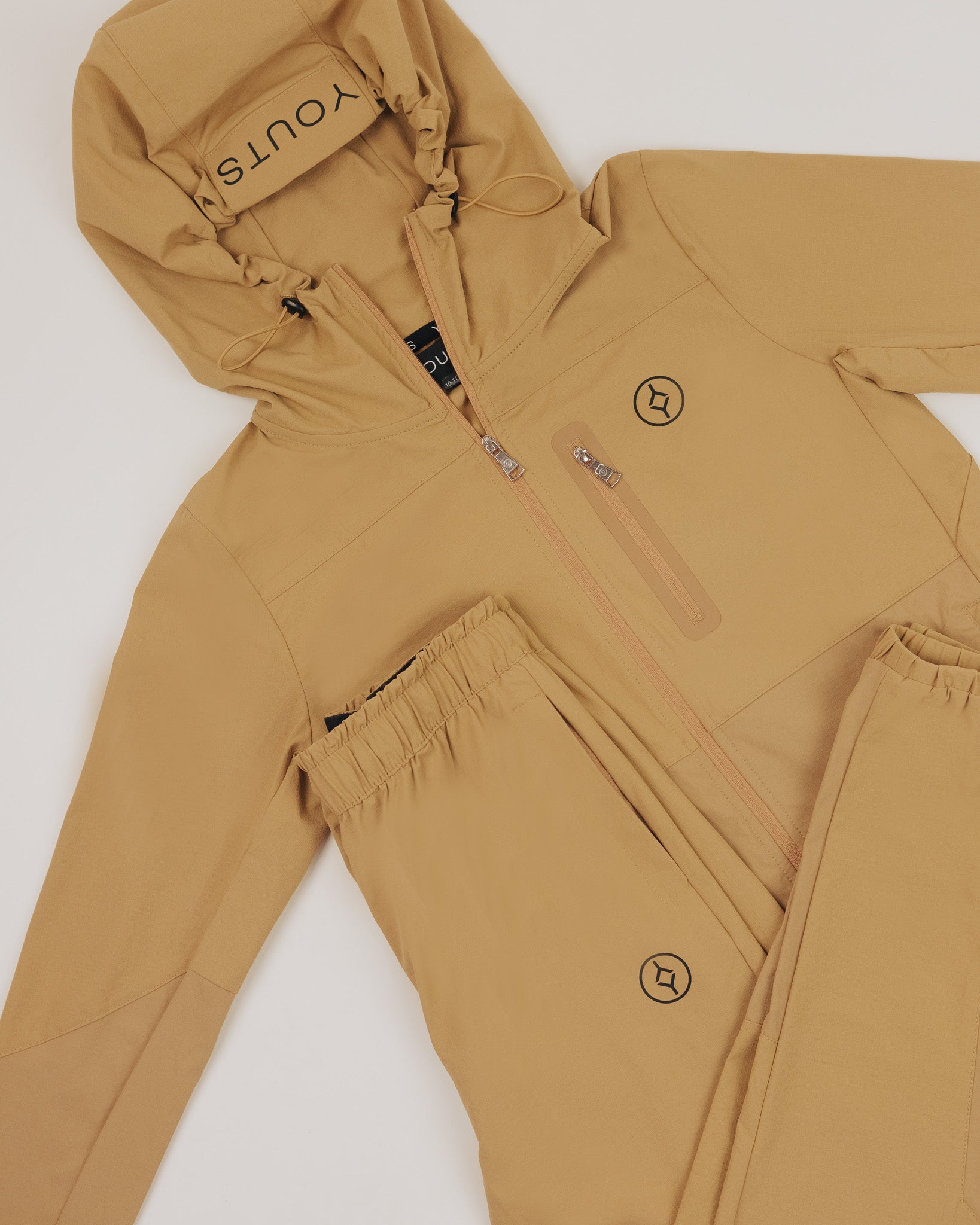 YOUTS Boys Tech Tracksuit in Sand