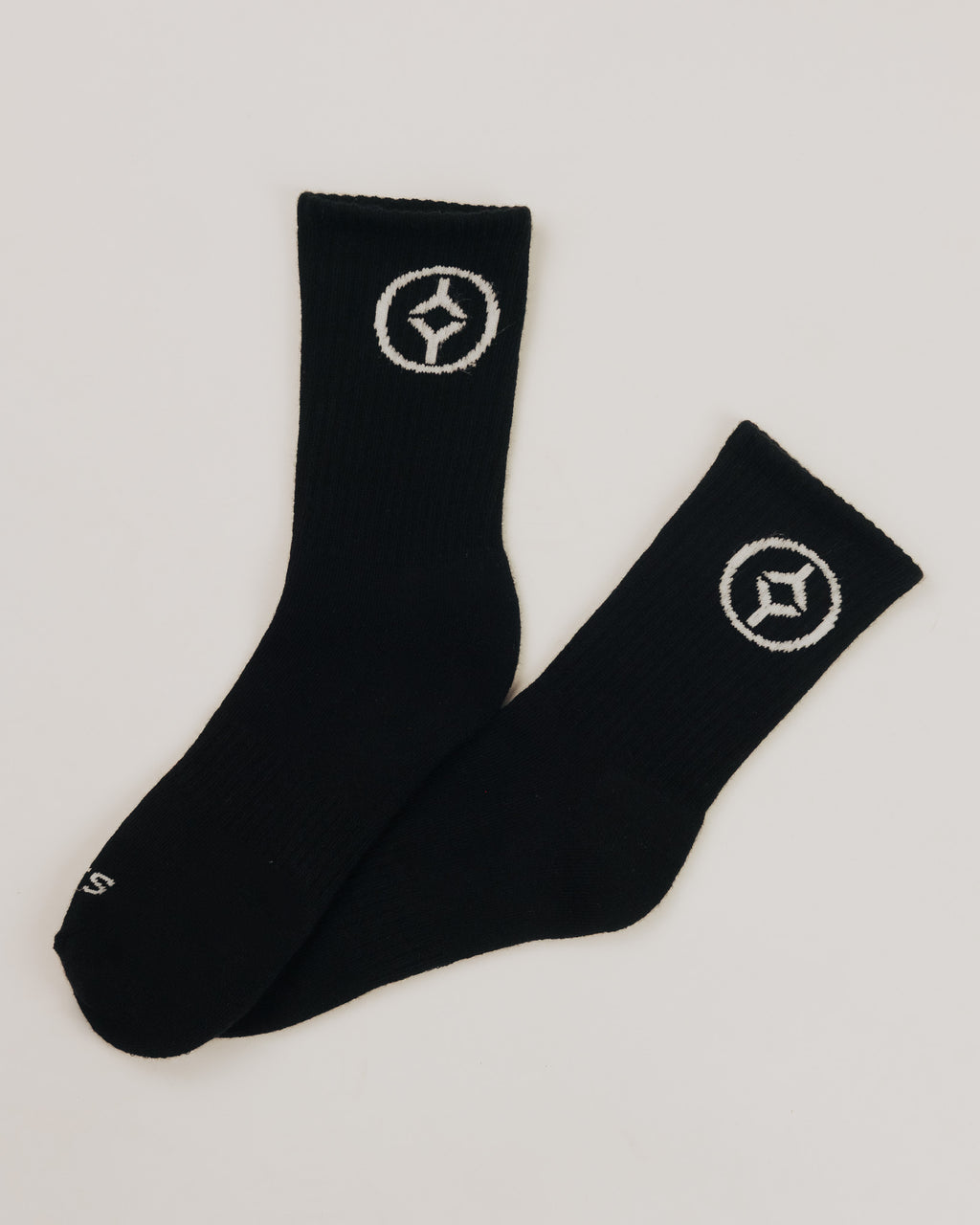YOUTS Black Crew Socks