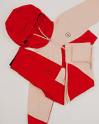 YOUTS Tech Tracksuit in Cherry