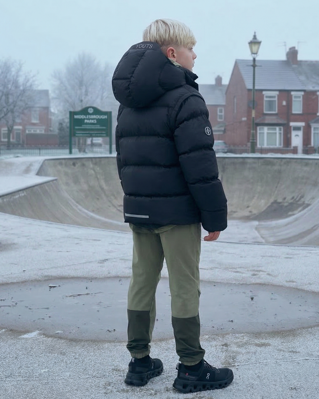 YOUTS Hybrid Coat in Black