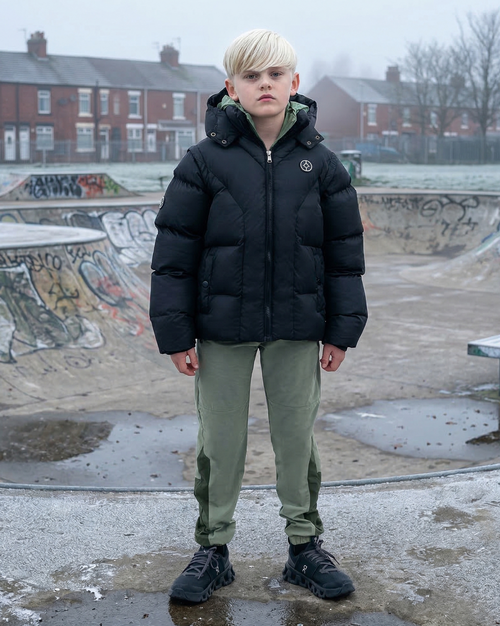 YOUTS Hybrid Coat in Black