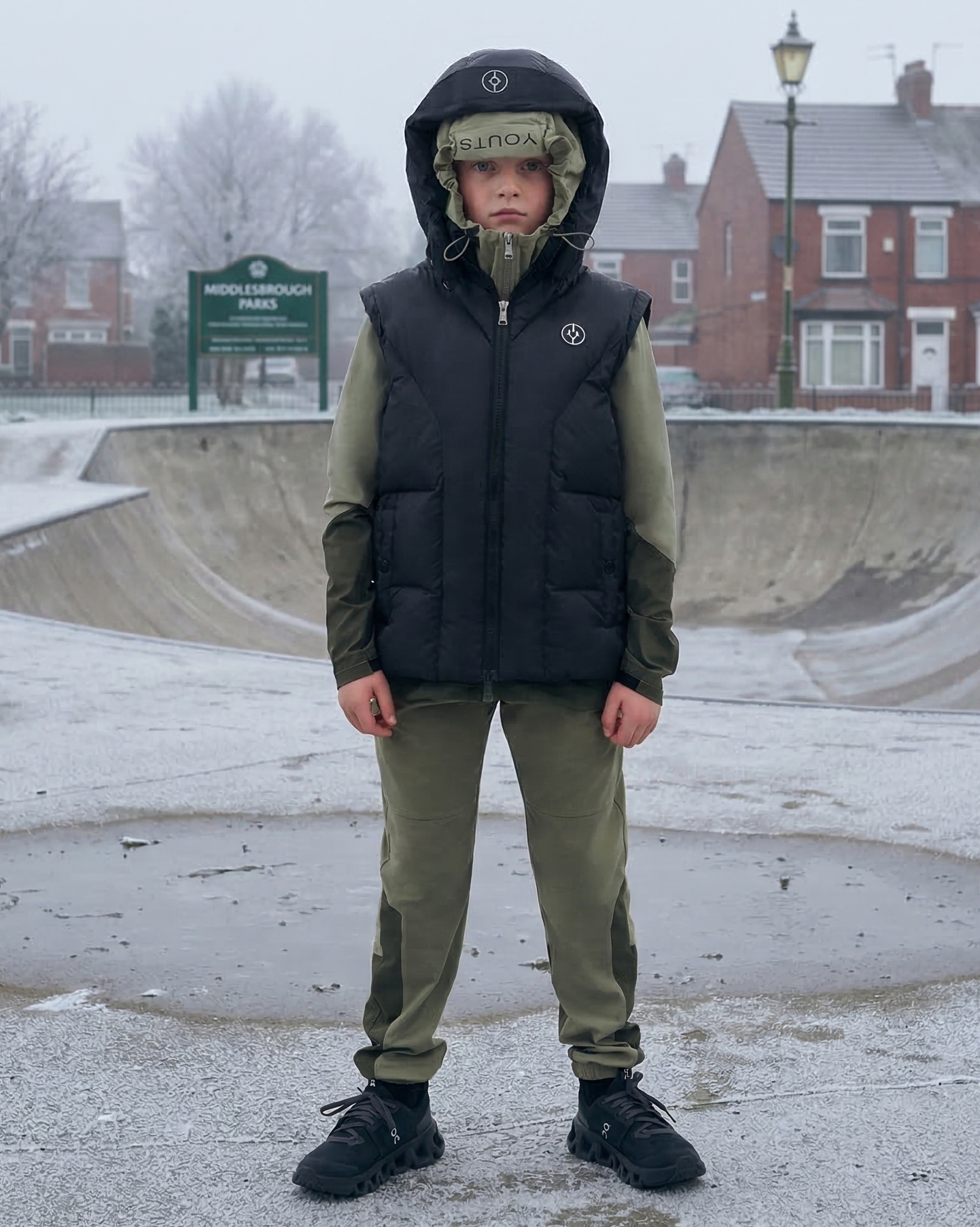 YOUTS Hybrid Coat in Black