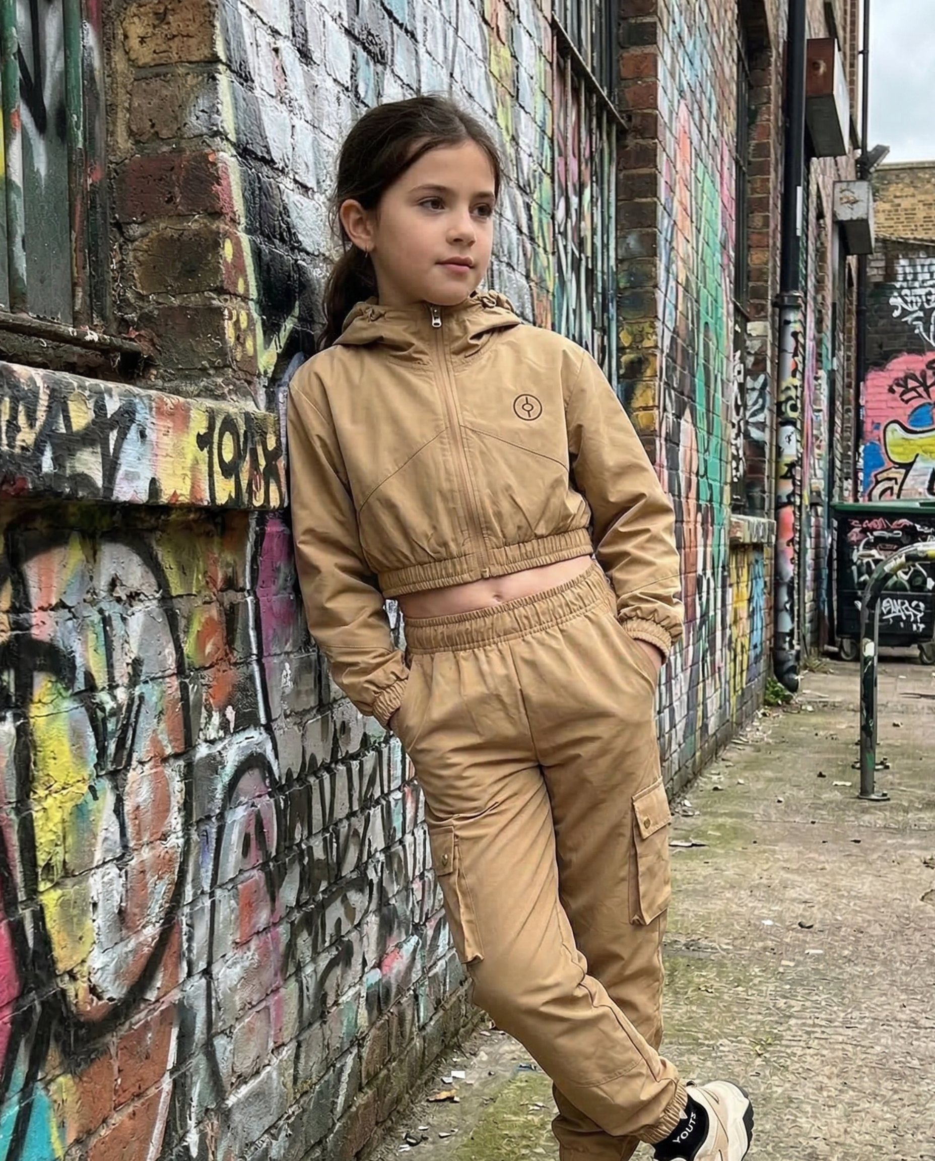 YOUTS Tech Tracksuit in Sand